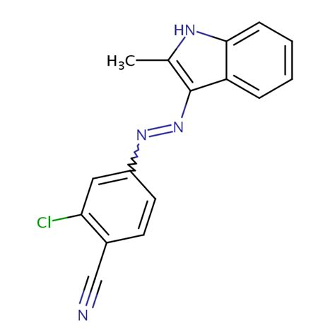 Benzonitrile 2 Chloro 4 2 Methyl 1h Indol 3 Ylazo Sielc