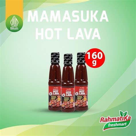 Jual Mamasuka Delisaos Hot Lava Saus Sambal Extra Pedas Gr Btl