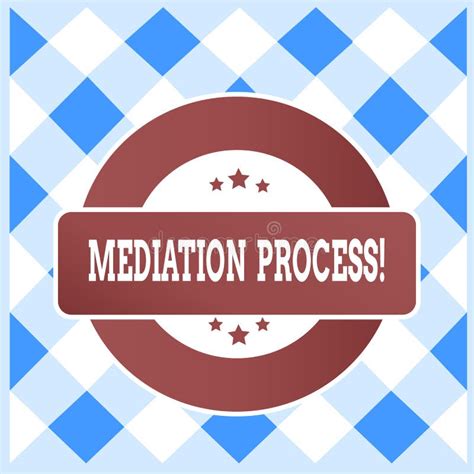 Text Sign Showing Mediation Process Conceptual Photo Informal And