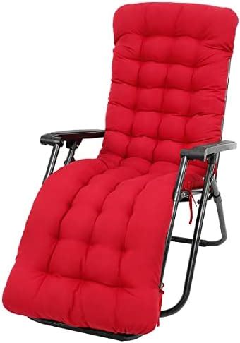 Sun Lounger Cushion Rocking Chair Cushion Garden With Backrest Ties