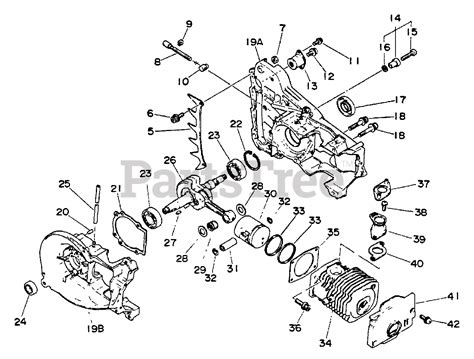 Echo Cs Evl Echo Chainsaw Engine Crankcase Intake Parts Lookup