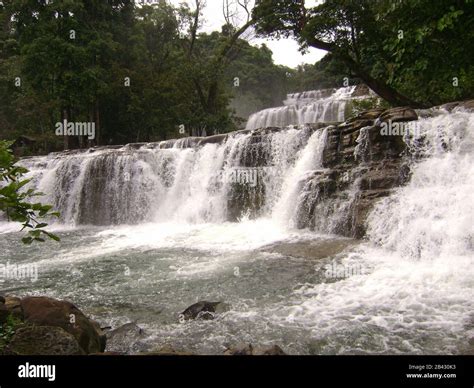 Three-tiered Tinuy-an Falls, Surigao del Sur, Philippines Stock Photo ...