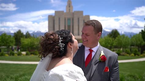 Utah Wedding Videographer Oquirrh Mountain Temple Youtube