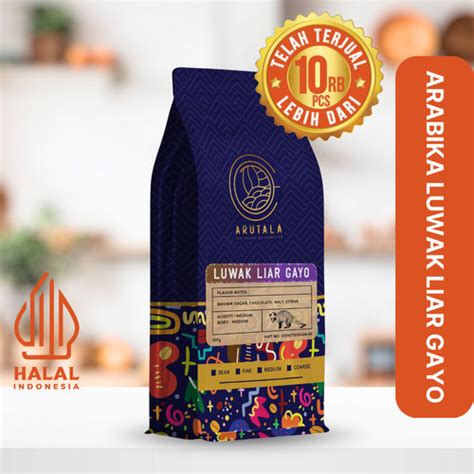 Promo Arutala Kopi Luwak Gayo Wild Civet Coffee Gram Biji Kota