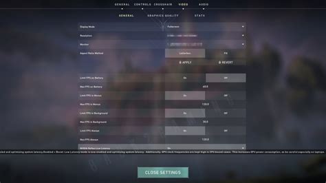 NVIDIA Reflex Settings Option Active In Valorant Pictured Back2Gaming