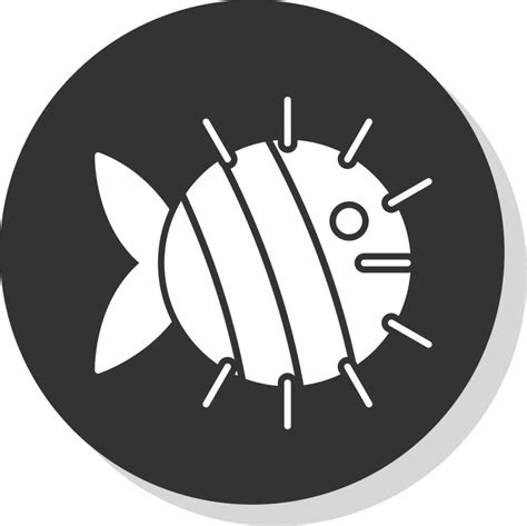 Fish Glyph Grey Circle Icon 42798768 Vector Art At Vecteezy