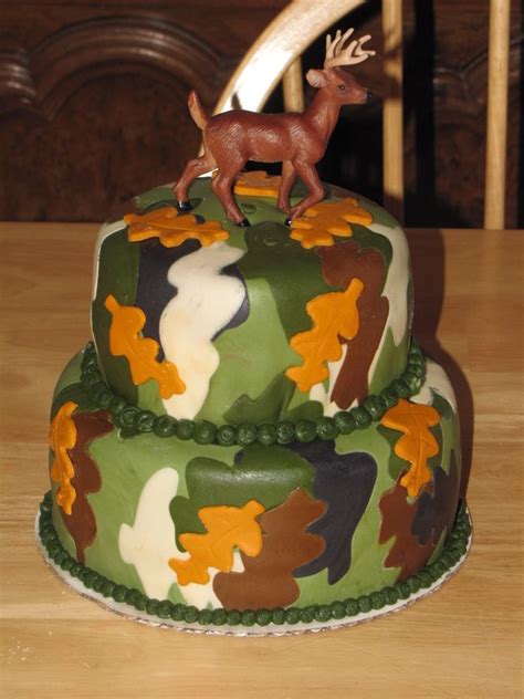 Small Camo Deer Hunting Cake — Birthday Cakes Hunting Birthday Cakes