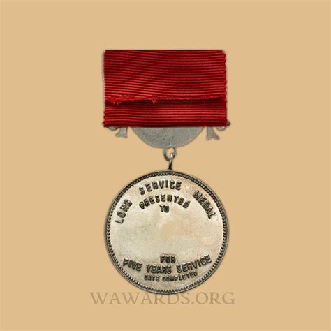 Fire Brigades Association Long Service Medal