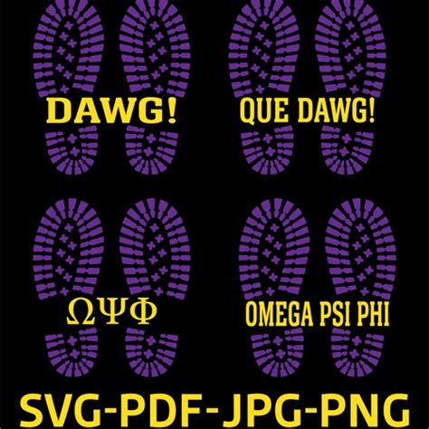 Omega Psi Phi Svg Bundle Black Fraternity Omega 1911 Etsy Canada