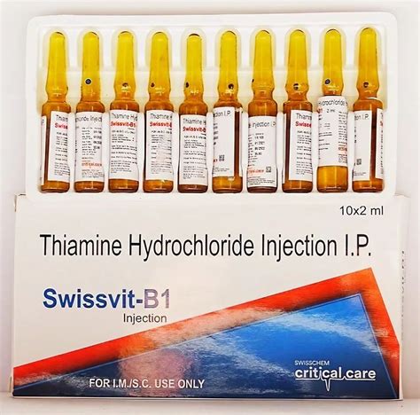 Thiamine Hydrochloride Injection Ip X Ml Tray At Kg In Panchkula