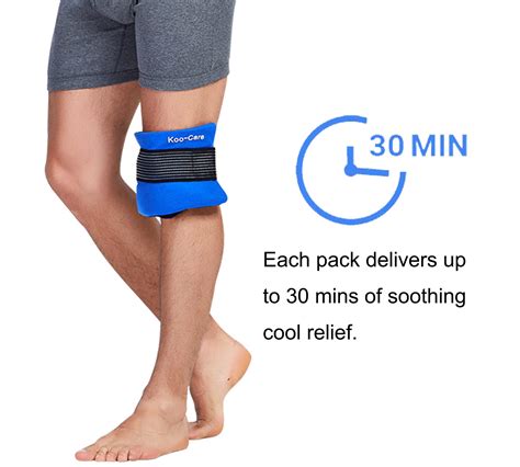 Koo Care Flexible Gel Ice Pack Wrap With Elastic Strap For Hot Cold