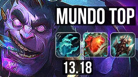 Mundo Vs Jayce Top 22m Mastery 600 Games 936 Na Master 13