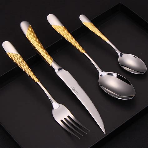 Daffodily Luxury Cutlery Set Piece Stainless Steel Cutlery Set