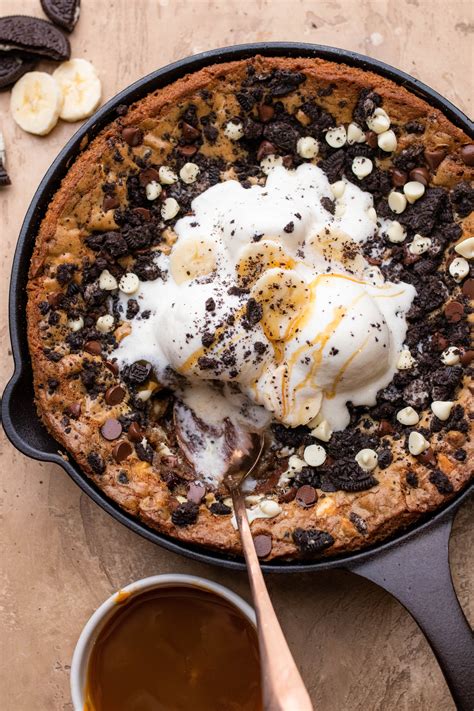 Banana Oreo Cookie Skillet Sweet Meli Bakery