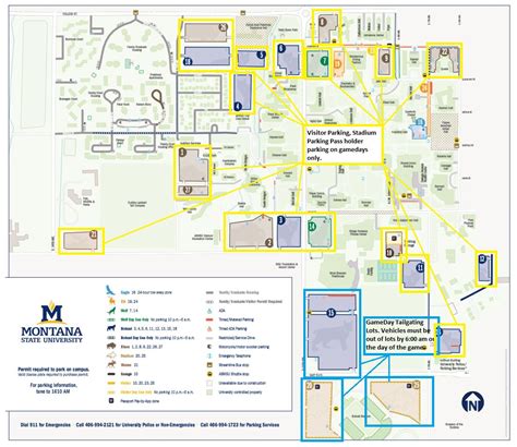 Msu Football Parking Map