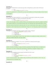 Mod Mastery Exercise Question True Or False A Finally Block Is