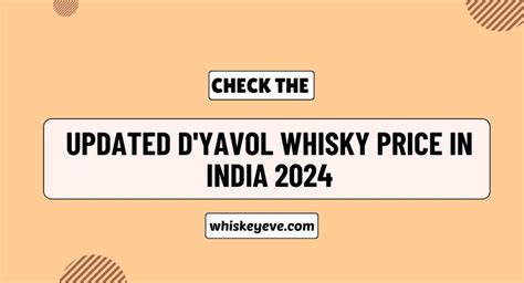 December D Yavol Whisky Price In India 2024 Dyavol Whisky Review