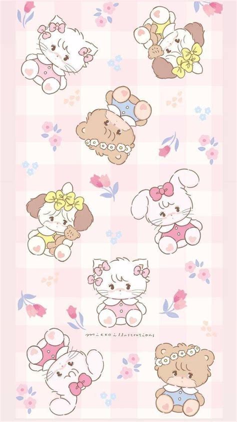 Épinglé Par ⠀⠀𖦆 🐩 ִ Ɩᦢvᧉ ⤹ 𝑅𝑎𝑦 ˶ᵔ Sur Cute Wallpaper 🐰🐻🍒🌸 Fond Décran Coloré Fond Décran