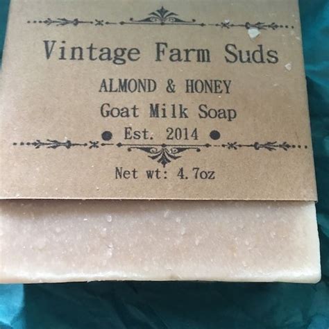 Almond And Honey Goat Milk Soap Etsy I 2024