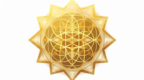 Sacred Geometry Yantra Metatrons Cube Flower Of Life Vector