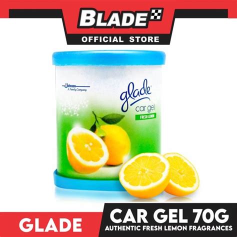 Glade Car Gel Air Freshener 70g Fresh Lemon Lazada PH