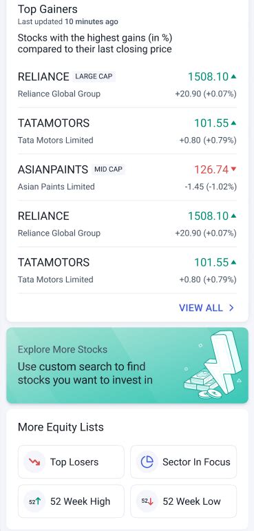 Now Find A Stock Based On Its Key Characteristics On The Angel One App