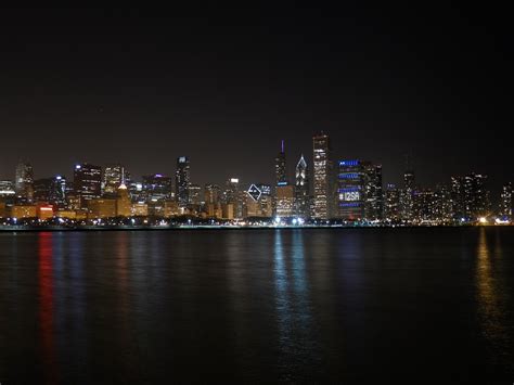 Chicago Night Lake Michigan - Free photo on Pixabay