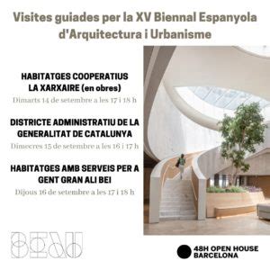 Visites Per La XV Bienal Espanyola D Arquitectura I Urbanisme 48H