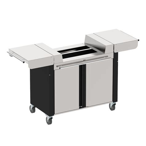 Chariot Combo En Acier Inoxydable Pour Plancha Eno BBQ Prestige