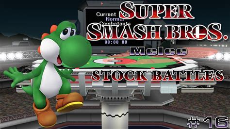 Super Smash Bros Melee 2001 Stock Battles 16 Youtube