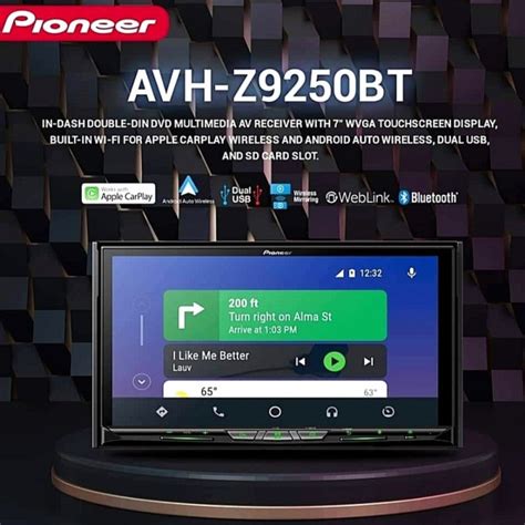 Jual Pioneer Avh Z Bt Head Unit Double Din Android Auto Apple