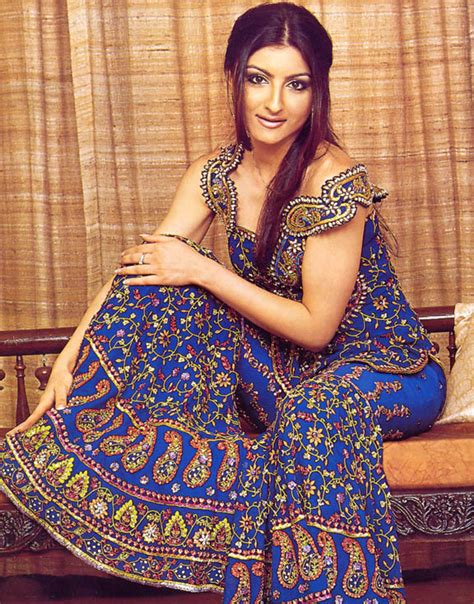 Soha Ali Khan Blue Lehnga Dress