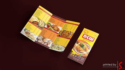 Menu Card Printing Service At Rs 200 Piece In Ahmedabad Id 2850443150012