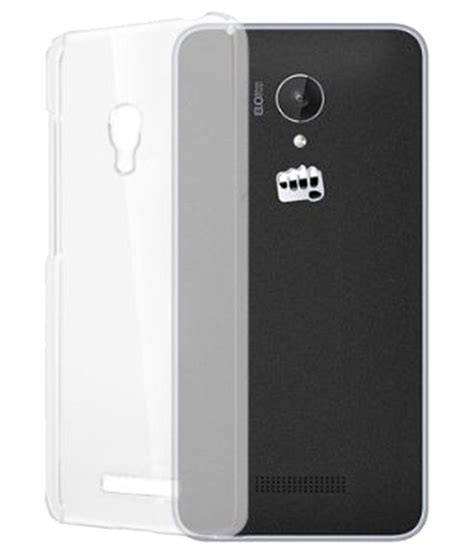 Micromax Canvas Spark Q380 Back Cover By Coskart Transparent Plain