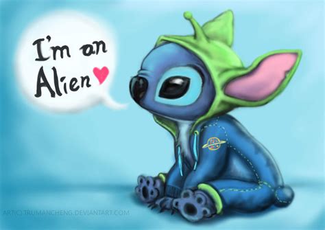 Stitch Is An Alien By Trumancheng On Deviantart