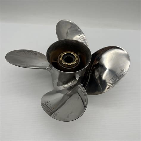 Hill Marine Signature 4 Blade 17 P Stainless Propeller For Mercruiser Chrome Ebay