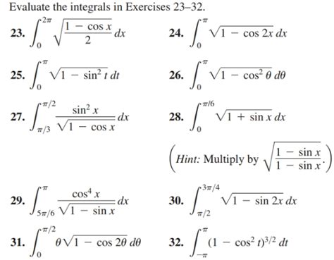 Answered Evaluate The Integrals In Exercises Bartleby