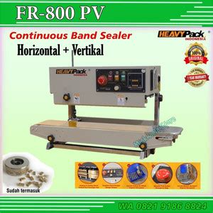 Jual Continuous Band Sealer Fr Pv Mesin Segel Plastik Standing Pou