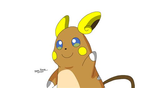 Alola Raichu Drawing 3 By Rafael Arts On Deviantart