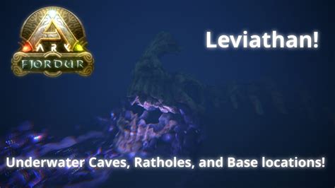 Ark Fjordur Underwater Hidden Caves Rat Holes And Pvp Pve Base