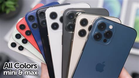 iPhone 12 Mini & Pro Max: All Colors In-Depth Comparison! Which is Best? - YouTube