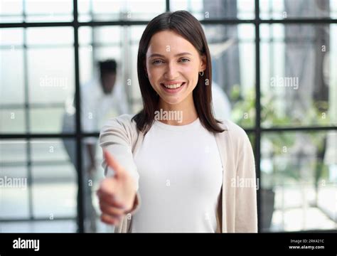 Smiling Professional Business Leaders And Employees Group Team Portrait