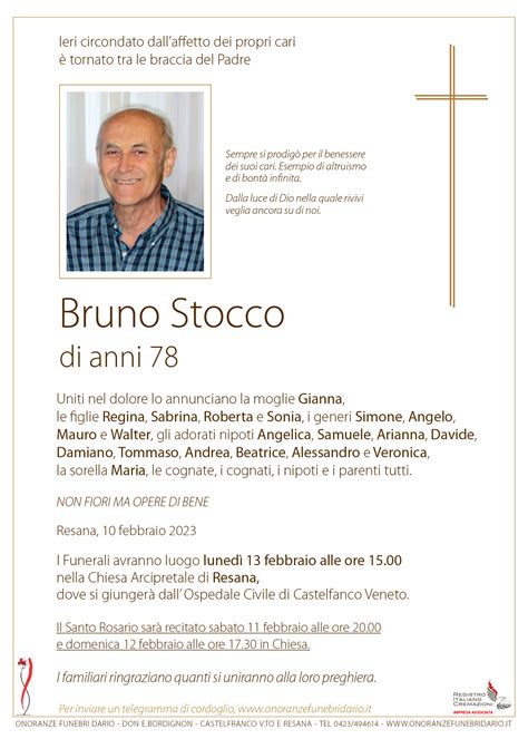 Bruno Stocco Dario Onoranze Funebri