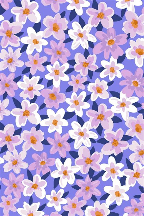 Vivid Blooms By Mona Monash Seamless Repeat Vector Royalty Free Stock