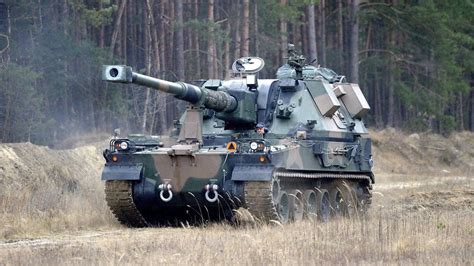 AHS Krab Poland Is Giving Ukraine A Massive 155mm Howitzer To Fight