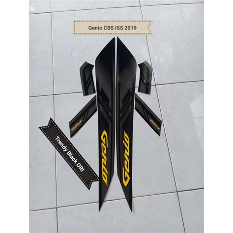 Jual Striping Stiker Lis Motor Honda Genio Cbs Iss Hitam Herosima