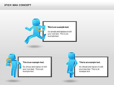 Stickman Shapes for Presentations in PowerPoint and Keynote | PPT Star