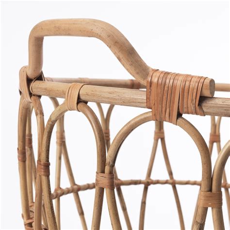 Snidad Basket Rattan 54x39 Cm Ikea