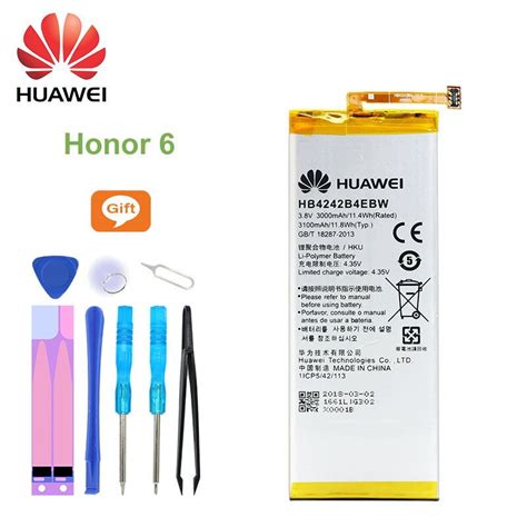 Huawei Batterie D Origine HB4242B4EBW 3000mAh Pour Huawei Honor 6 H60