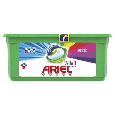 ARIEL Lenor Color Pods All In 1 28 Washes Euro Market